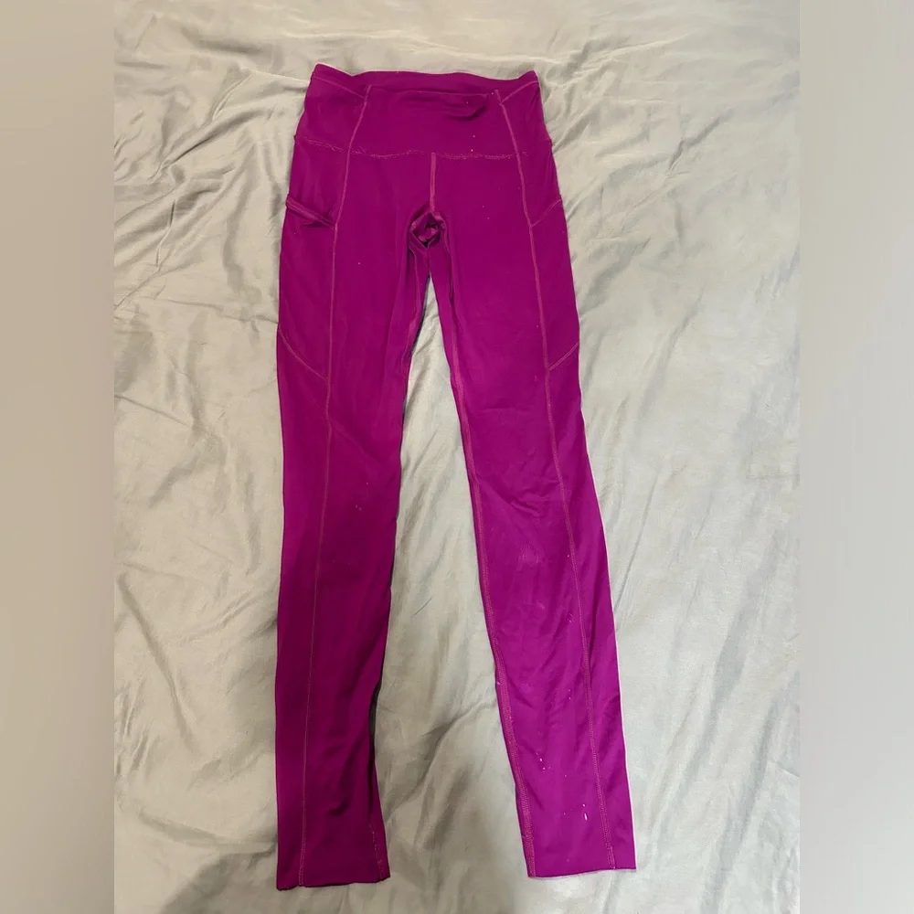 Lululemon fast and free high rise leggings 25” rough hem - Picture 3 of 4